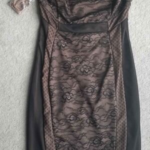 Elegant Black Lace Dress